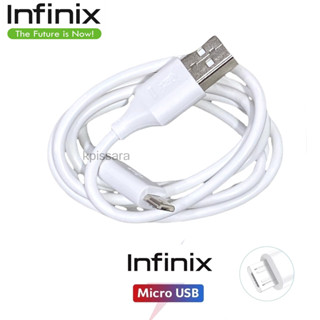 สายชาร์จ ยี่ห้อ Infinix Max 2A Micro USB แท้ศูนย์ ของแท้ Micro USB ใช้ได้กับมือถือทุกรุ่น ที่รองรับ สายหนา แข็งแรง