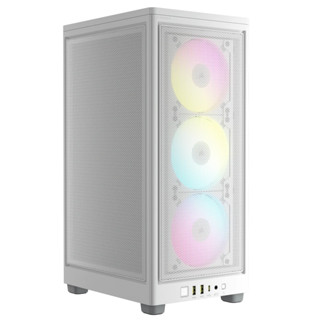 CORSAIR iCUE 2000D RGB AIRFLOW Mini-ITX PC Case - White (CC-9011247-WW)