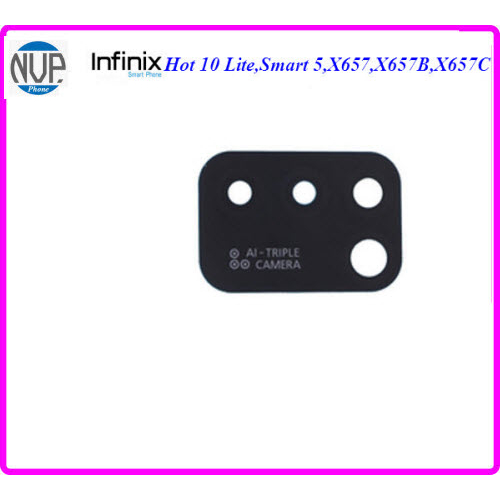 กระจกเลนส์กล้อง infinix Hot 10 Lite,Smart 5,X657,X657B,X657C