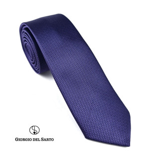 Giorgio Del Sarto Necktie 6 cm Purple with Fabric Texture เนคไทสีม่วง มีเท็กเจอร์