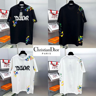 Dior T-SHIRT UNISEX 🖤🤍 เสื้อยืด Dior 🏷️Hiend 1:1 cotton 💯 ร้านค้าจัดส่งไว