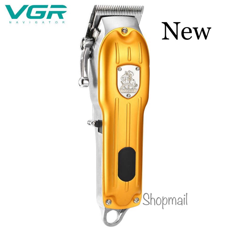 ปัตตาเลี่ยนตัดผม VGR V-092 ของแท้ แบตตาเลี่ยน สแตนเลสสตีลโลหะไฟฟ้า มืออาชีพไร้สาย LCD ผม Trimmer