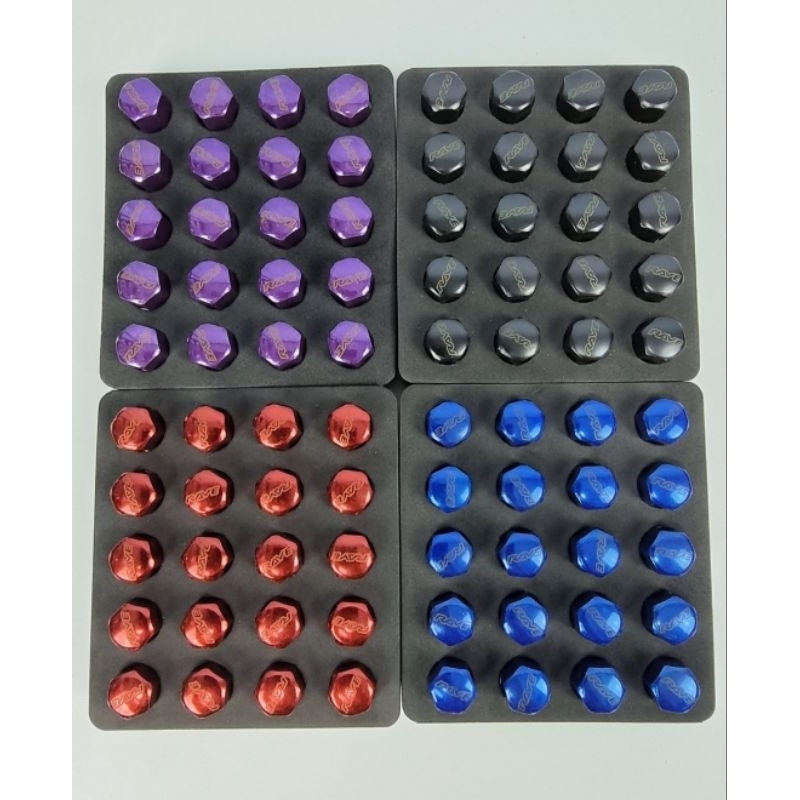 น๊อตสีราคาถูกเกลียว1.5บล๊อกเบอร์17สินค้ามีพร้อมจัดส่ง(ราคาน๊อต1แพ็คมี20ตัว)