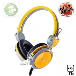 Headset OKER (SM-712) Yellow ประกัน 1Y หูฟัง เฮดเซ็ท