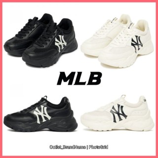 รองเท้า MLB Bigball Chunky Mesh NY Black/Cream Women [ ของแท้💯 พร้อมส่งฟรี ]