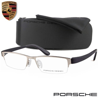 PORSCHE DESIGN แว่นตา รุ่น P 9018 C-9 สีเงิน ทรงสปอร์ต วัสดุ Stainless Steel กรอบแว่นตา