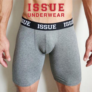 ISSUE UNDERWEAR Mid Way กางเกงชั้นในชาย ขายาว สีเทา