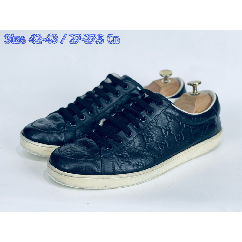 Gucci Brooklyn Guccissima Low 'Black' Sneakers