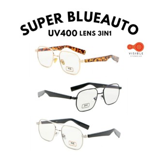 VISIBLE EYEWEAR 5351 HiG Super BlueAuto Lens 3in1 แว่นกรองแสงสีฟ้า ออกแดดเปลี่ยนสี