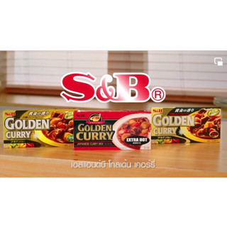 S&amp;B GOLDEN CURRY SAUCE MIX เครื่องแกงกะหรี่ก้อน โกเด้นเคอรี่  จากญี่ปุ่น JAPAN