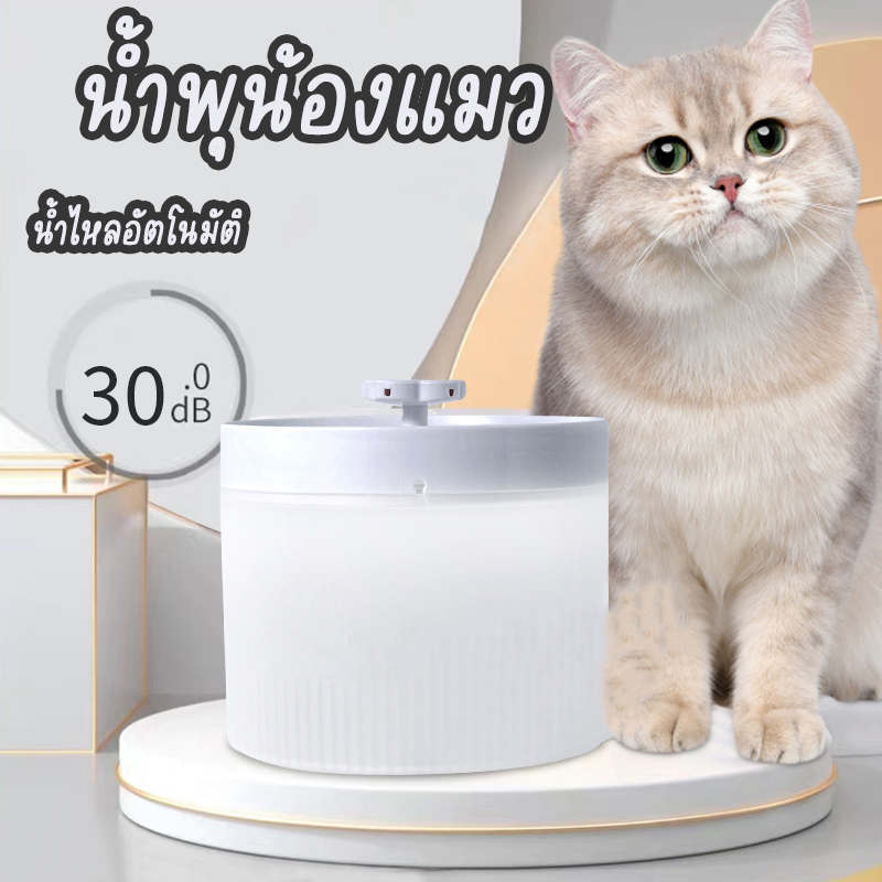 น้ำพุสัตว์เลี้ยง เครื่องดื่มน้ำอัตโนมัติของสัตว์เลียง
