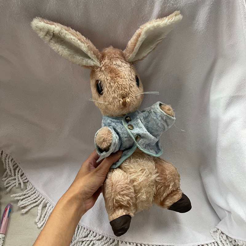 ตุ๊กตากระต่าย Peter rabbit หน้าวินเทจน่ารักมากค่ะ🥕✨มีตำหนิโปรดอ่าน🧐