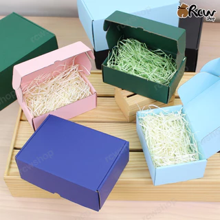 กล่องลูกฟูก Size 0-D (1 ใบ) พิมพ์สีสองด้าน จัดกิ๊ฟเซ็ท ใส่ของขวัญ ของชำร่วย งานมงคล