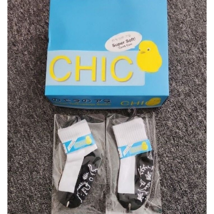 (เซต 3 คู่) ถุงเท้านักเรียนคาร์สัน รุ่น Chic Super soft แบบมีกันลื่น Carson