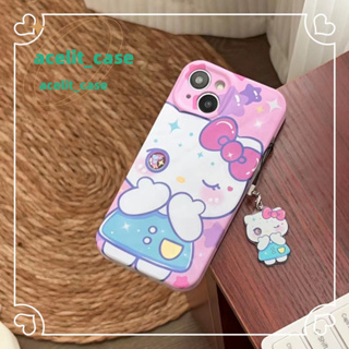 ❤️ส่งของขวัญ❤️ เคสไอโฟน 11 12 13 14 Pro Max HelloKitty การ์ตูน ความนิยม แฟชั่น สาวน่ารักหัวใจ Case for iPhone สไตล์วรรณศ