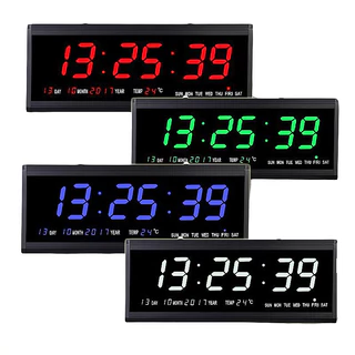 นาฬิกาดิจิตอล (JH4819) 48x19x4.5cm นาฬิกา LED DIGITAL CLOCK นาฬิกาแขวน