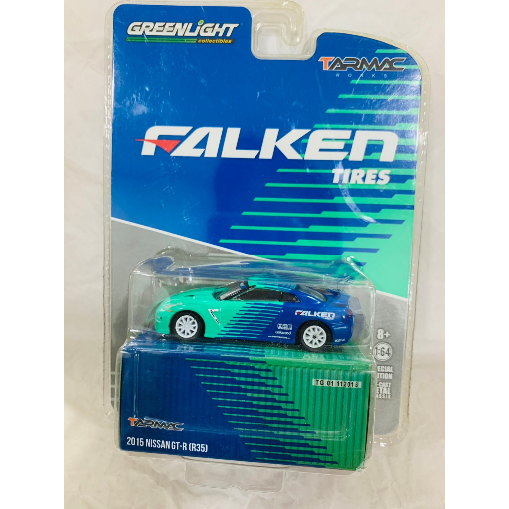 Greenlight X Tarmac Works Nissan GT-R Falken Tires R35
