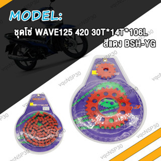 ชุดโซ่สเตอร์ Wave125 WAVE125i รุ่นแรก-2017 WAVE125R WAVE110i รุ่นแรก-2018 DREAM125 MSX125 เวฟ125 420 ชุดโซ่ สเตอร์ครบชุด