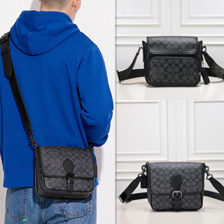 ของแท้ 💯%COACH กระเป๋าสะพายข้างผู้ชาย Sullivan Crossbody ใหม่ C9870