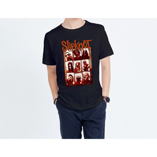 เสื้อยืดลาย slipknot เสื้อผ้าcotton 100%