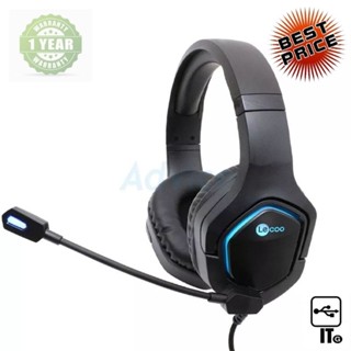 HEADSET (2.1) LECOO HT403 USB2.0 BLACK ประกัน 1Y หูฟังเล่นเกม