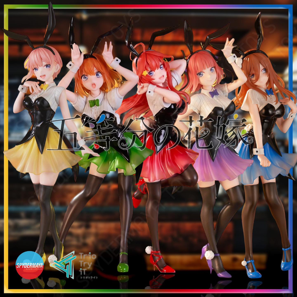 [พร้อมส่ง] ฟิกเกอร์ The Quintessential Quintuplets - Ichika Nino Miku Yotsuba Itsuki Trio-Try-iT Bunny Ver. -FuRyu