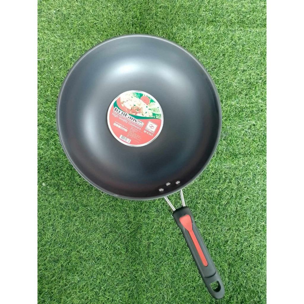 กระทะเหล็กด้ามจับ32cmราคาเพียง129บาท