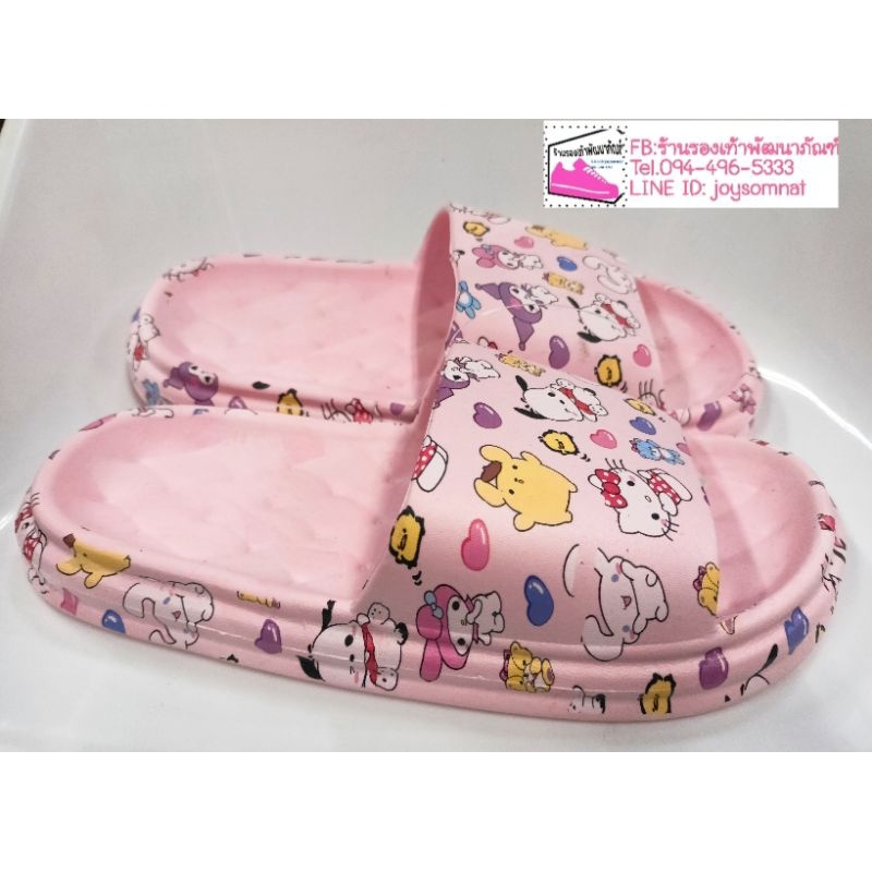 Sugus รองเท้าแตะ นิ่มมาก น่ารัก Sanrio พื้นโซฟา ขนาดปกติ เบอร์36-41