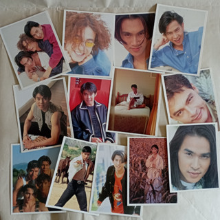 Postcard รูปศิลปิน RS 13 ใบ พร้อมกล่องใส่ (RS in Action 1) ด้านหลังแต่ละใบมีรูปลายเซนต์