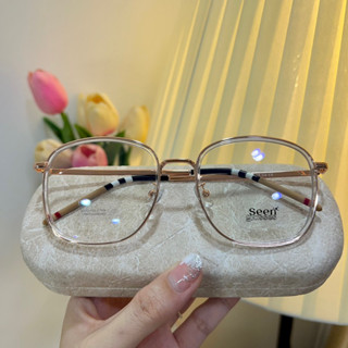 AF41 แว่นตา4in1Auto Lens แว่นกรองแสง ออกแดดเปลี่ยนสี รุ่นSiwaกรอบมนสองเลเยอร์ เลนส์แท้ ไล่ฝ้าหน้าเลนส์