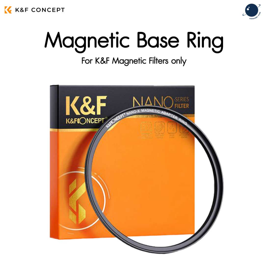 K&F 49-82mm Magnetic Base Ring (Works with K&F Magnetic Filters ​ONLY) ประกันศูนย์ไทย 2 ปี