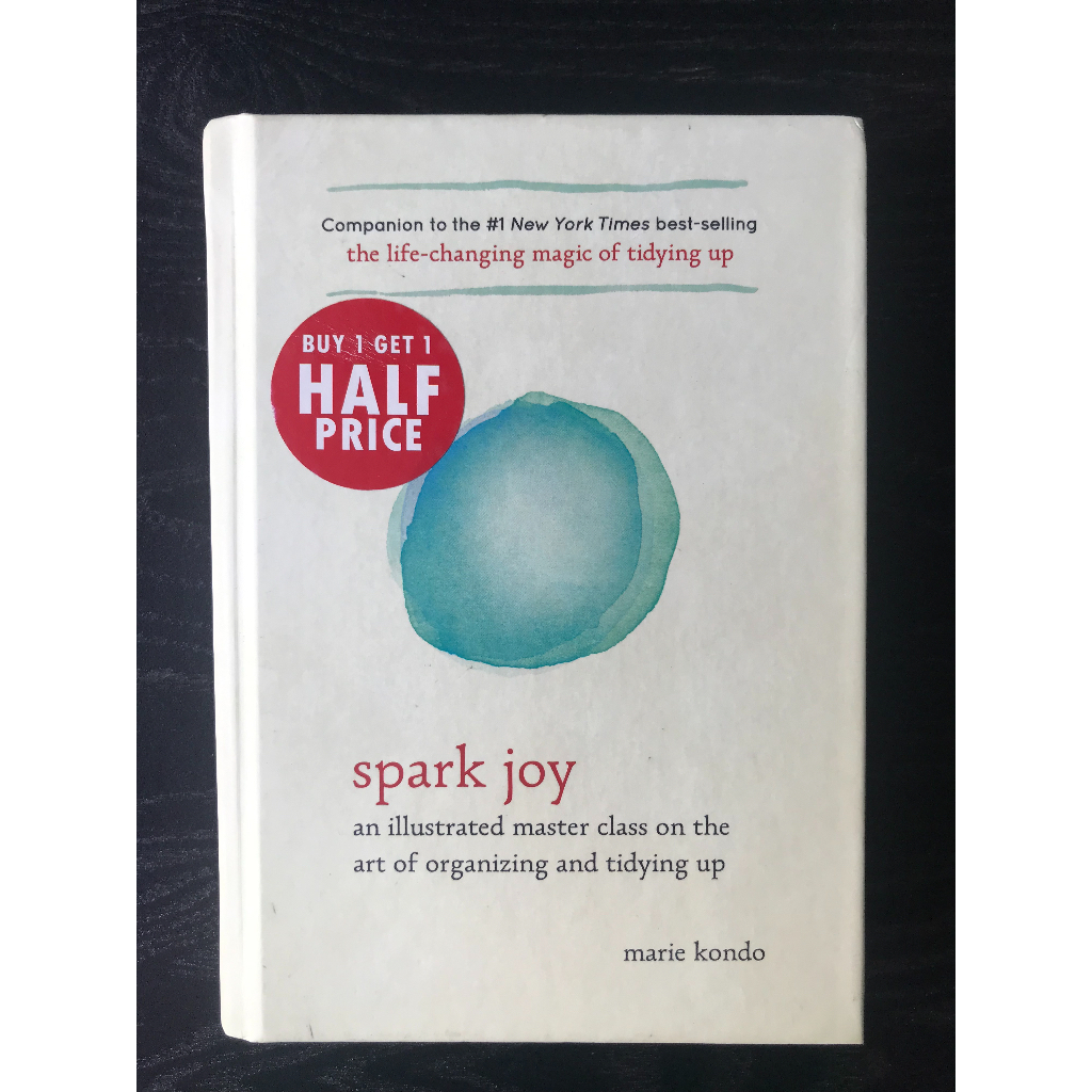 Spark Joy_by Marie Kondo_used book