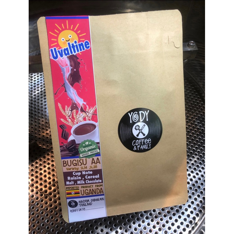 🇺🇬Uganda Bugisu AA Organic Washed Process Yody Coffee กาแฟอาราบิก้า คั่วกลาง ประเทศ ยูกันด้า