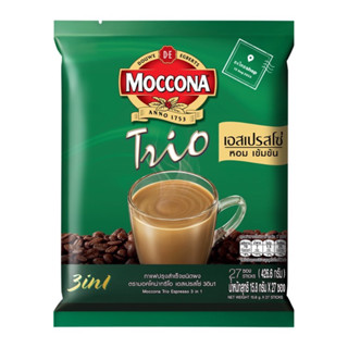 มอคโคน่า ทรีโอ เอสเปรสโซ่ 3 อิน 1 กาแฟปรุงสำเร็จชนิดผง 15.8 ก. แพ็ค 27ซอง
