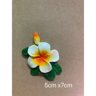 ดอกไม้5x7cm ดอกลีลาวดี ดอกไม้เรซิ่น ตกแต่ง diy