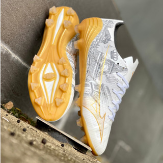 รองเท้า สตั๊ด ฟุตบอล มิซูโน่ อัลฟ่า Mizuno Alpha Sergio Ramos รุ่นท็อปเจแปน ฟรี ของแถม ถุงผ้า + ดันทรง + กล่อง