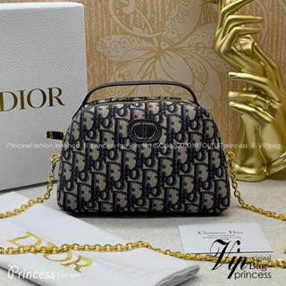 DlOR 30 MONTAIGNE D-COSY MINI BAG | Blue Oblique Jacquard / Dlor vanity พลาดไม่ได้เลยกับคอลสุดหรู ดีไซน์ใหม่ 2023