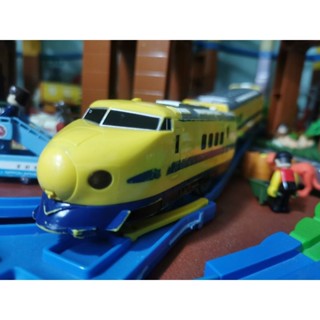 Tomy©️ รถไฟหัวตอร์ปิโด Dr. Yellow T3 ใส่ถ่าน ลงรางฟ้าครับ 🎷