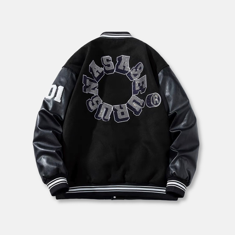 NASA JACKET เสื้อเเจ็คเก็ตลายนาซ่าหนัง ✮