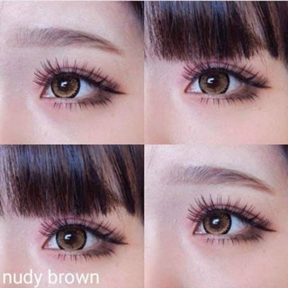 คอนเเทคเลนส์ Bigeye Nudy brown gray ✨คอนเเทคเลนส์กรองเเสง✨