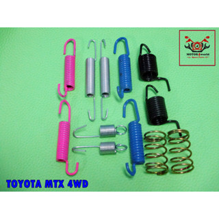 TOYOTA MTX 4 WD REAR BRAKE SPRING KIT  // ชุดสปริงเบรกหลัง