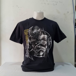 เสื้อวง Iron Maiden ลิขสิทธิ์แท้100% ลาย THE FUTURE PAST TOUR 23 GREYSCALE