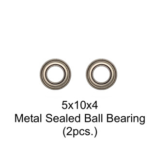 Ball bearing 5x10x4 metal sealed (2pcs.)