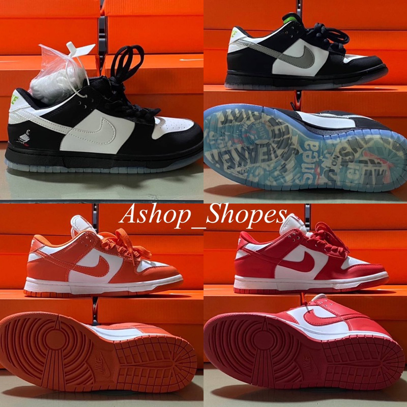 รองเท้าผ้าใบ SDunk Low งาน Hi End งานคุณภาพดีงานเทียบแท้ ไซส์ 36-45 พร้อมกล่อง มีอุปกรณ์ครบ