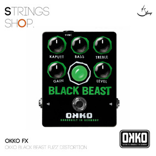 เอฟเฟคกีตาร์ OKKO Black Beast Fuzz Distortion