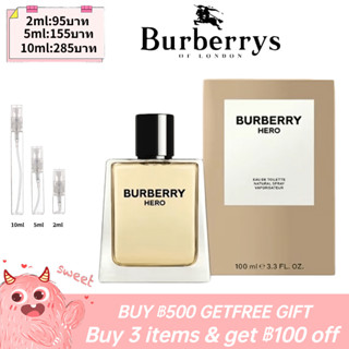 【รุ่นขายดี🔥-แท้💯%】Burberry Hero EDP 5ml Male