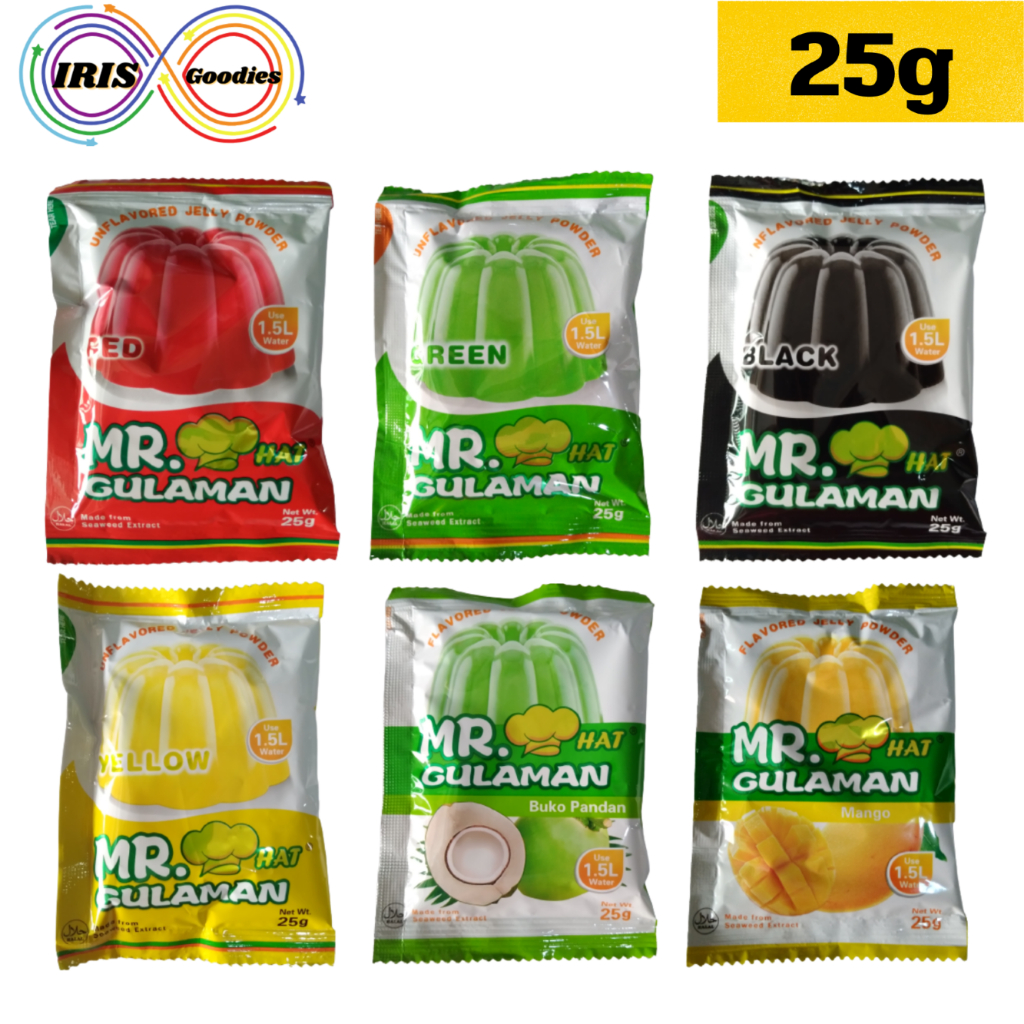 Mr.Gulaman Unflavored Jelly Powder ผงวุ้น 25g