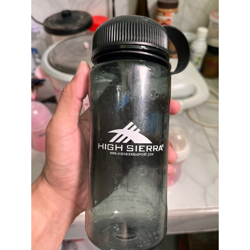 High Sierra BPA free 16 oz. water bottle.