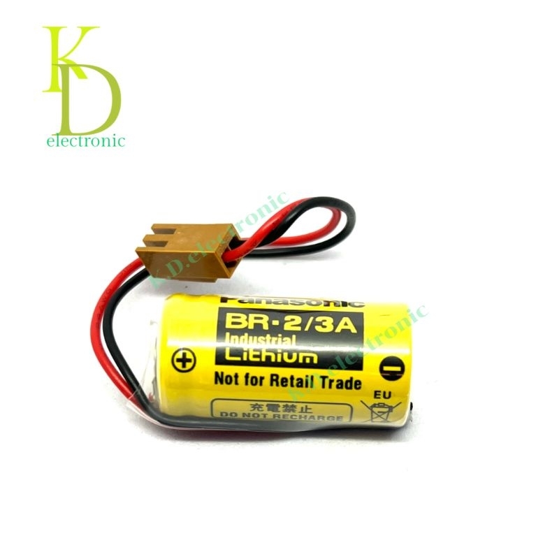 BR2/3A  3V แบตเตอรี่ ลิเธียม (Panasonic)