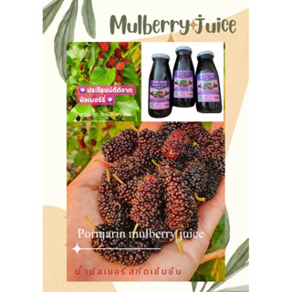 ผิวสวยด้วย♥️PornjarinMulberryJuice♥️น้ำลูกหม่อนสกัดแพ๊ค12ขวด#กินเจดื่มได้